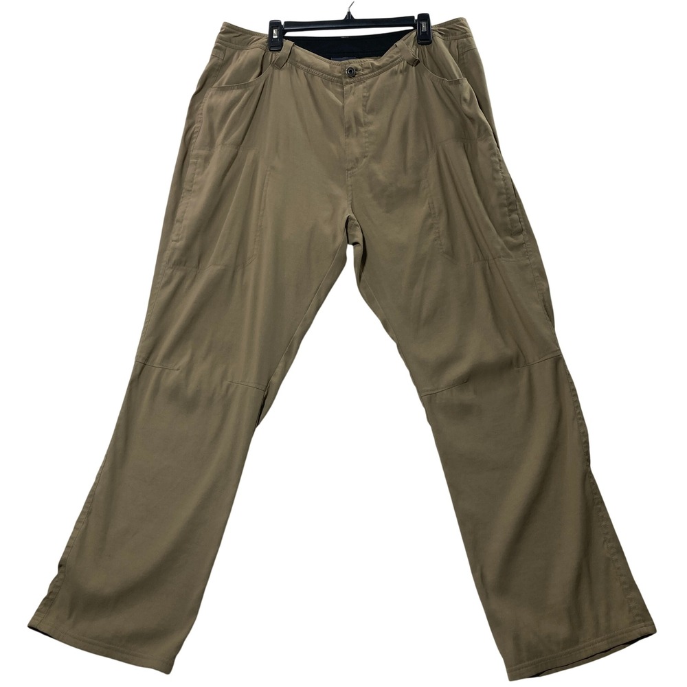 Eddie Bauer Mens Hiking Pants 38x32 Khaki Tan Outdoor Trail Gorpcore Utility‎